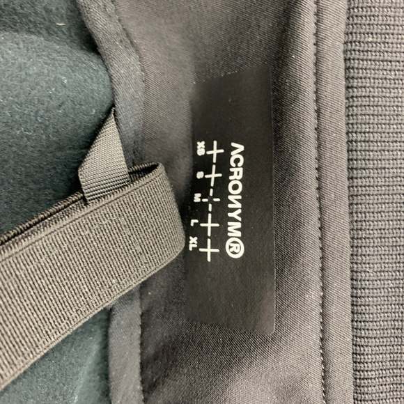 ACRONYM Black Textured Polyester Zip & Snaps Jacket - Picture 6 of 6